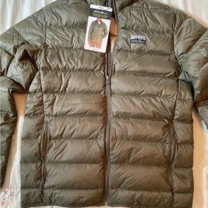 NEW with tags Mens Eddie Bauer Microlight Down Packable Jacket size Small S